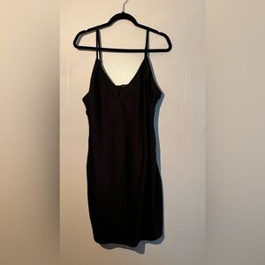 Black slip on dress